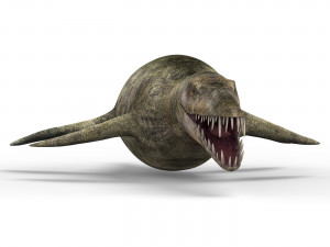 liopleurodon dinosaur 3D Model