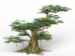 game ready fantasy tree 10 3D मॉडल
