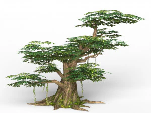 게임 준비 판타지 트리 10 3D 모델