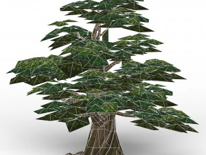 game ready fantasy tree 11 3D Model