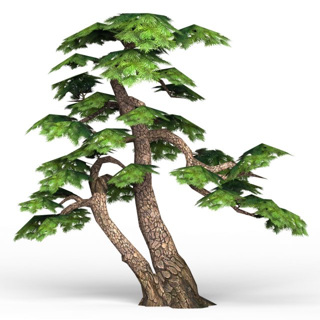 game ready fantasy tree 14v 3D Модель .c4d .max .obj .3ds .fbx .stl .blend 