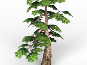 game ready fantasy tree 14v 3D Модель