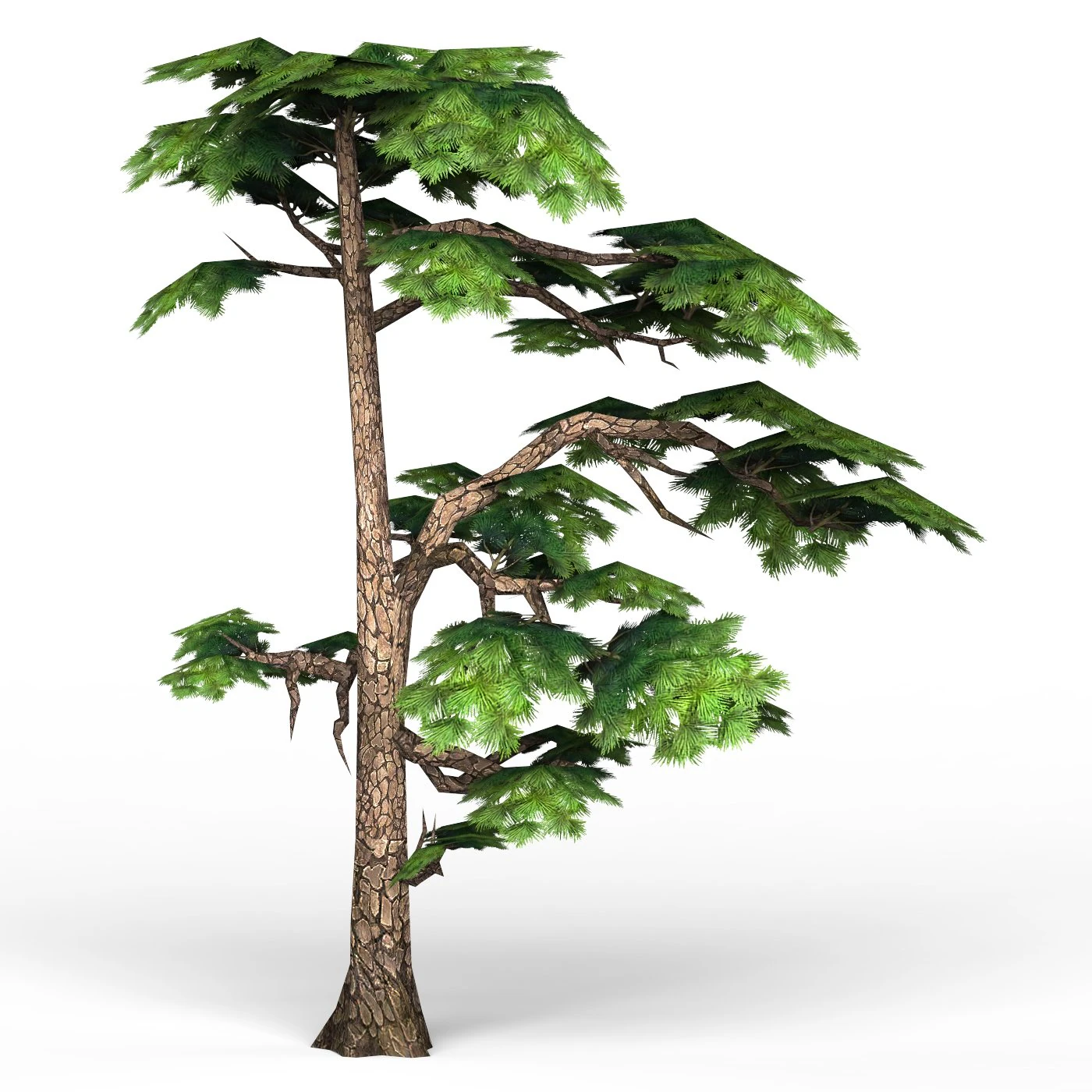 game ready fantasy tree 15 3D Model .c4d .max .obj .3ds .fbx .stl .blend