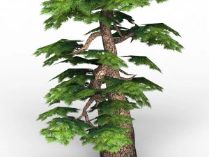 game ready fantasy tree 16 3D Model