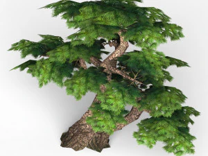 game ready fantasy tree 16 3D Model