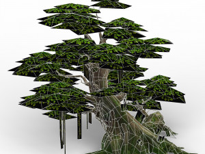 game ready fantasy tree collection 3D Model
