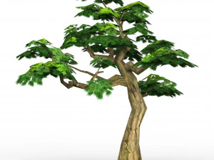 game ready fantasy tree collection 3D Model