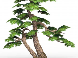 game ready fantasy tree collection 3D Model