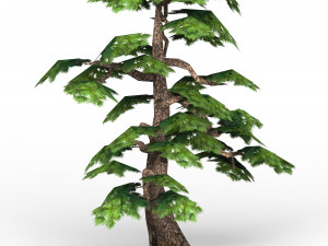 game ready fantasy tree collection 3D Model