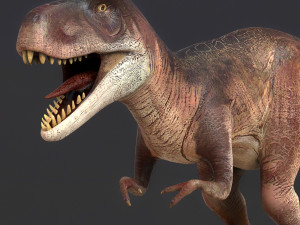 young trex dinosaur 3D 模型