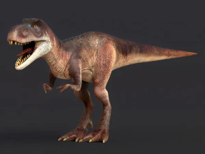 young trex dinosaur 3D Model