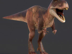 young trex dinosaur 3D Model