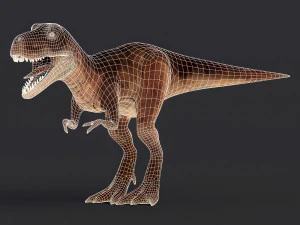 young trex dinosaur 3D Model