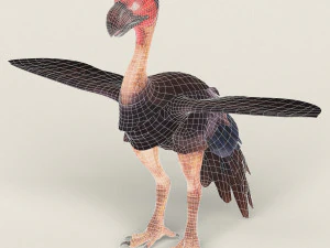 uccello mostro fantasy Modello 3D