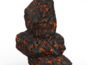 Lava Rocks Collection 3D Model