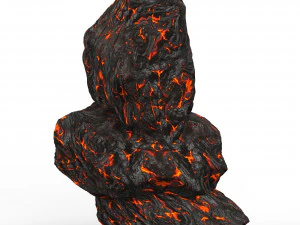 Lava Rocks Collection 3D Model