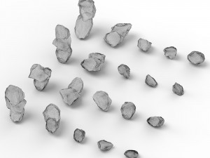 Lava Rocks Collection 3D Model