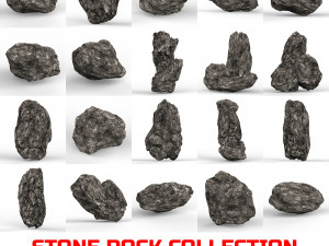 Rocks Stone Collection 3D 모델