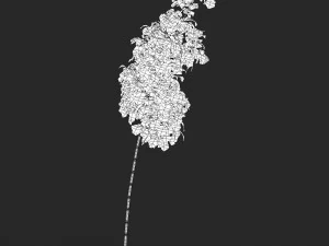 Realistic Game Ready Bamboo Tree 06 3D Model