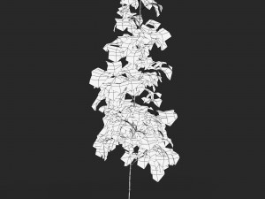 Realistic Game Ready Bamboo Tree Collection 3D Модель
