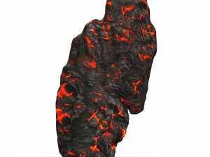 Game Ready Lava Rock 01 3D मॉडल