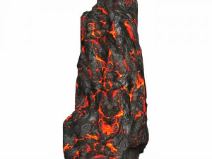 Game Ready Lava Rock 02 3D Model
