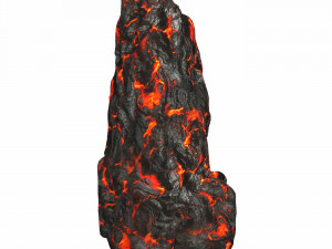 Game Ready Lava Rock 02 3D Модель
