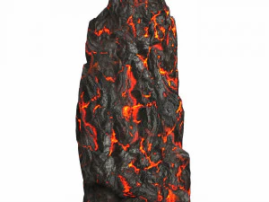 Game Ready Lava Rock 02 3D Model