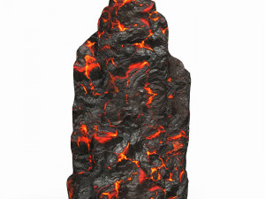 Game Ready Lava Rock 03 3D 模型
