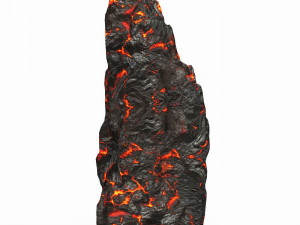 Game Ready Lava Rock 03 3D Модель
