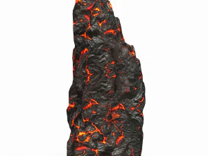 Game Ready Lava Rock 03 3D Model