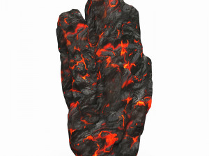 Game Ready Lava Rock 04 3D 模型