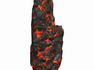 Game Ready Lava Rock 04 3D Model
