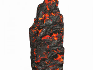 Game Ready Lava Rock 05 3D 模型