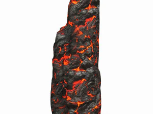 Game Ready Lava Rock 05 3D Model