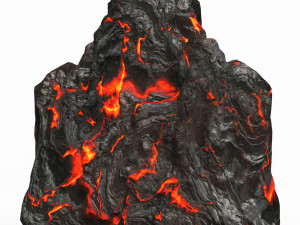 Game Ready Lava Rock 06 3D 模型