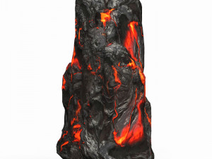 Game Ready Lava Rock 06 3D Model