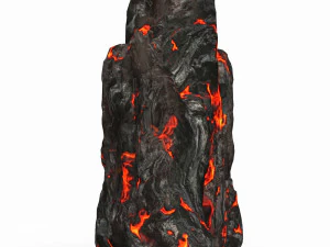 Game Ready Lava Rock 06 3D Model