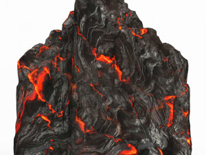 Game Ready Lava Rock 06 3D Model