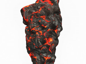 Game Ready Lava Rock 07 3D Модель