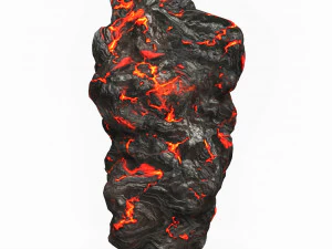 Game Ready Lava Rock 07 3D Model