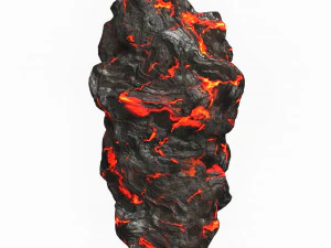 Game Ready Lava Rock 07 3D Model