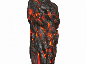 Game Ready Lava Rock 08 3D Model