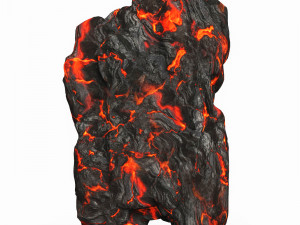 Game Ready Lava Rock 08 3D Model