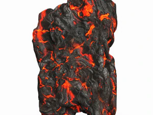 Game Ready Lava Rock 08 3D Model