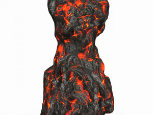 Game Ready Lava Rock 11 3D 模型