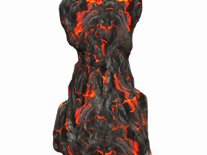 Game Ready Lava Rock 11 3D Model