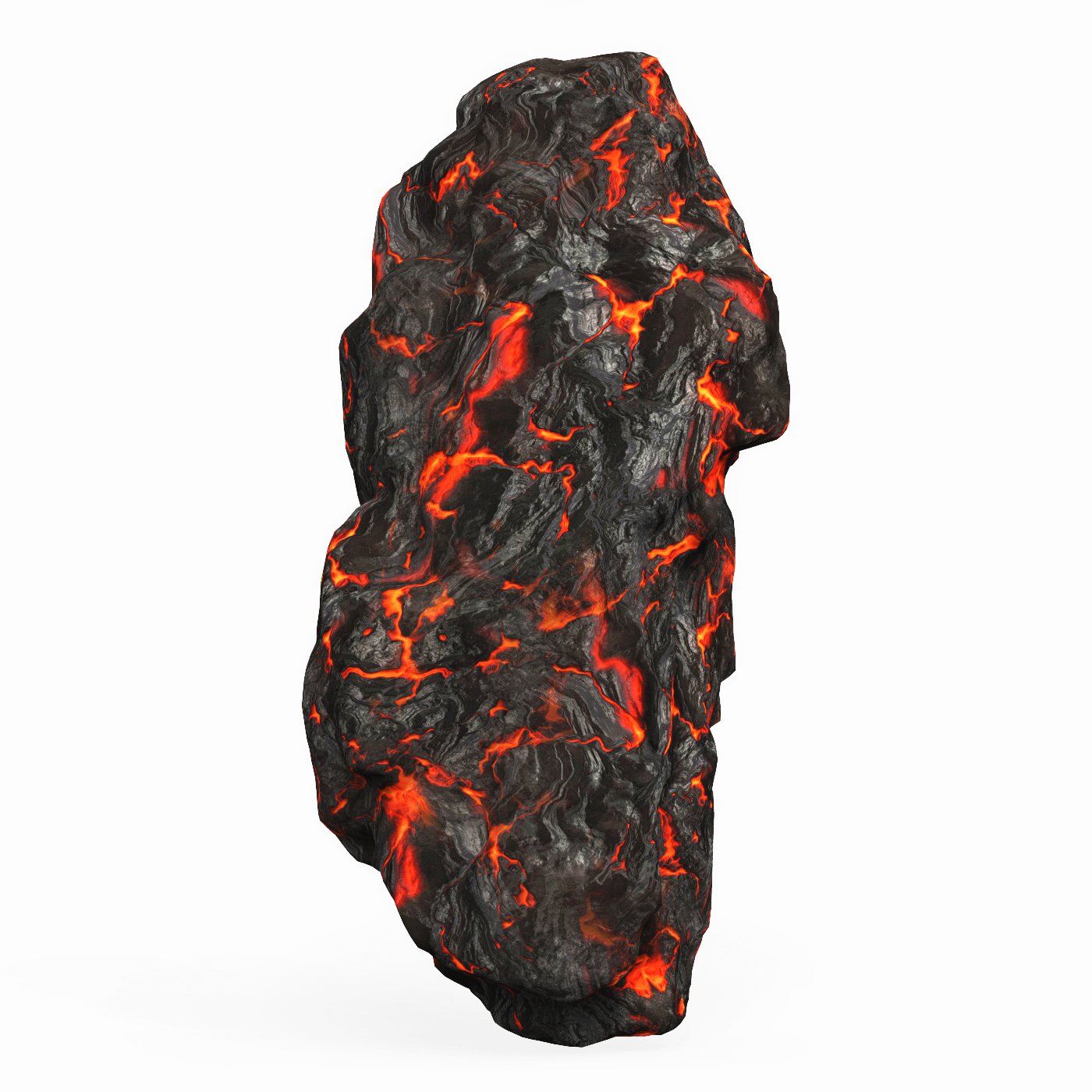 Game Ready Lava Rock 12 3D Модель in Другое 3DExport