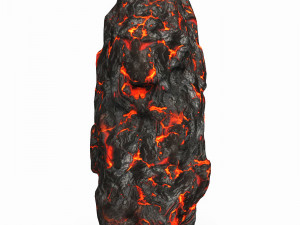 Game Ready Lava Rock 12 3D Model