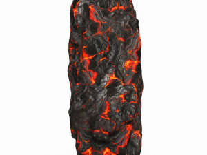 Game Ready Lava Rock 12 3D Model